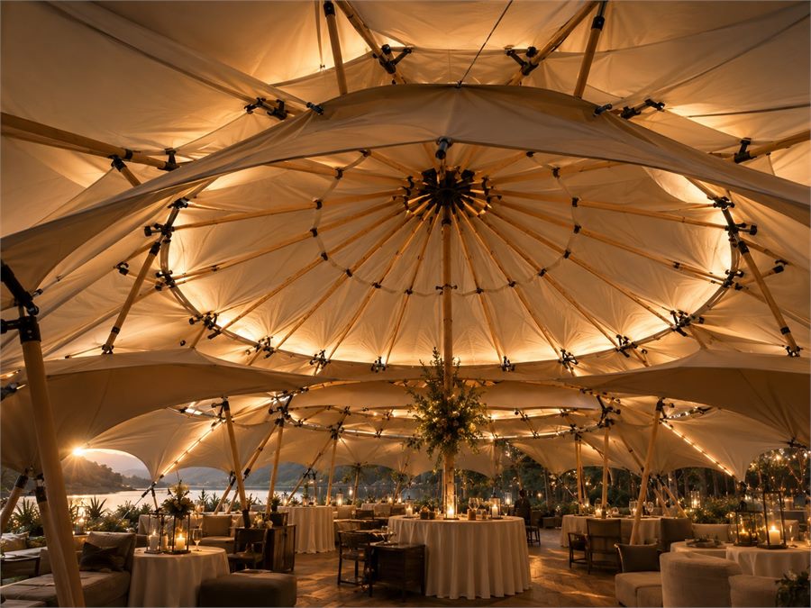 LOTUS CANOPY · 覆讲寺灵隐天幕搭建 视频记录封面